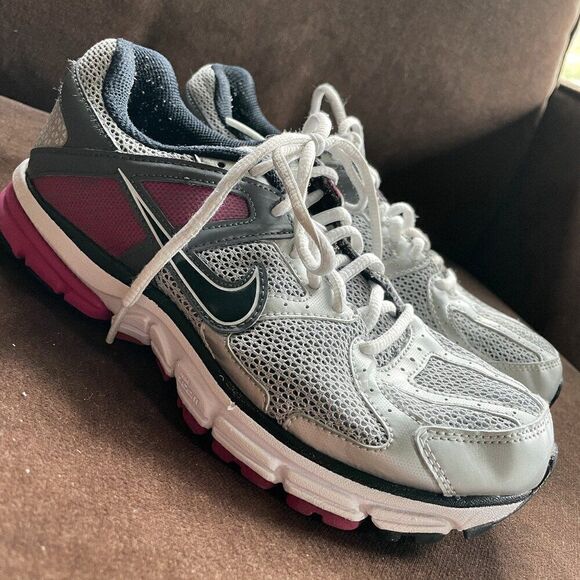 Nike Structure 14 Women's Running Shoes Training 415367-002 Light Grey Pink 7 US - Picture 1 of 7